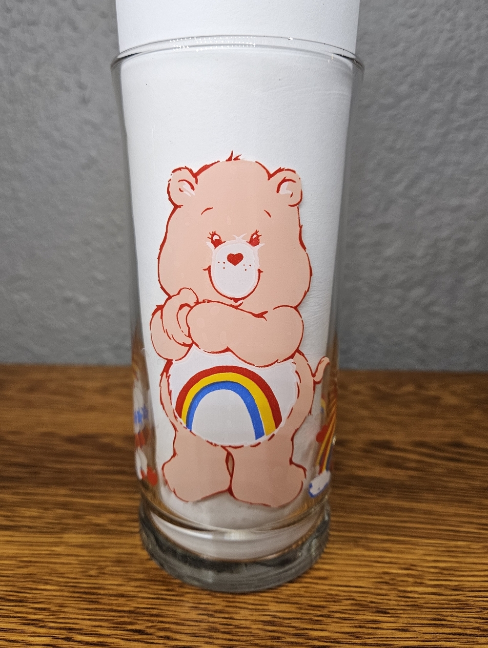 Care Bears Cheer Bear Glass 1983